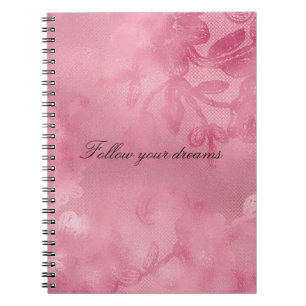 Cuaderno Moda Rosa Lace