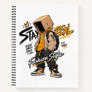 Cuaderno Moda urbana de calle Personaje – Graffiti genial