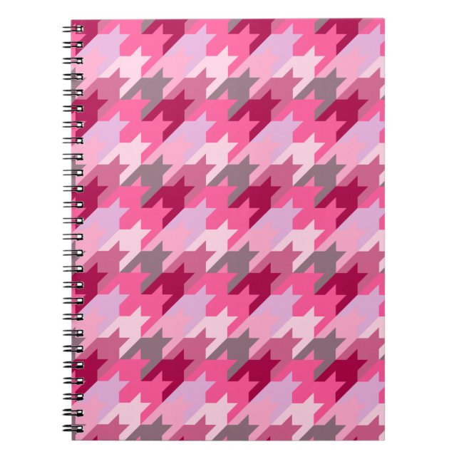 Cuaderno Moda Vintage Estilish- Patrón Primavera moderna (Frente)