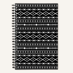 Cuaderno Modalidades aztecas Patrón Blanco gris