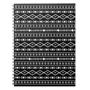 Cuaderno Modalidades aztecas Patrón Blanco gris