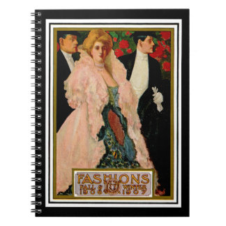 Cuaderno Modas de Edwardian: Caída e invierno 1906 y 1907