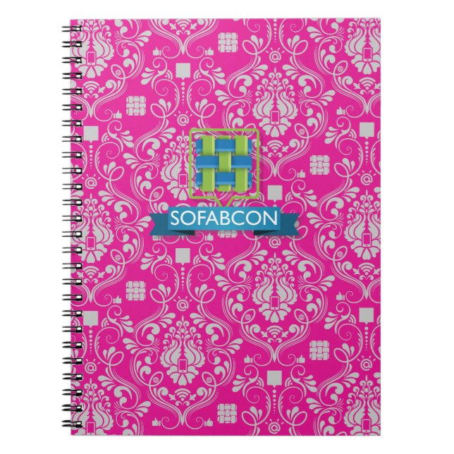 Cuaderno modelado rosa de los CB (Frente)