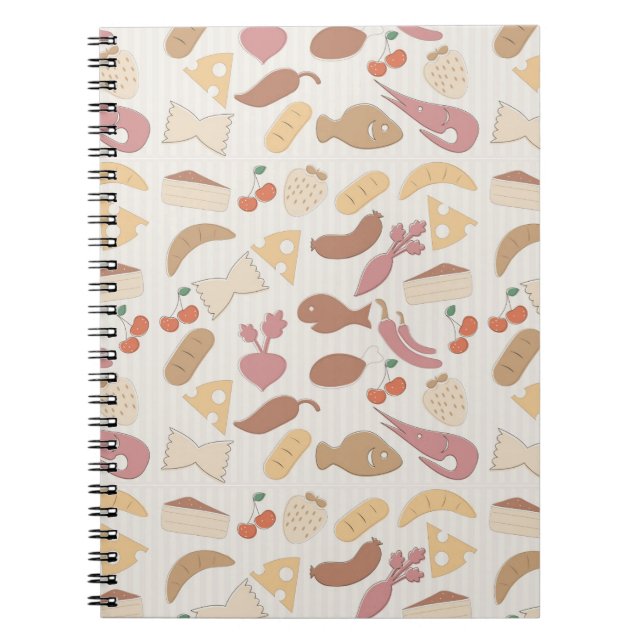 Cuaderno Modelo 2 de la comida (Frente)