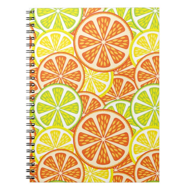 Cuaderno Modelo 2 de la fruta cítrica (Frente)