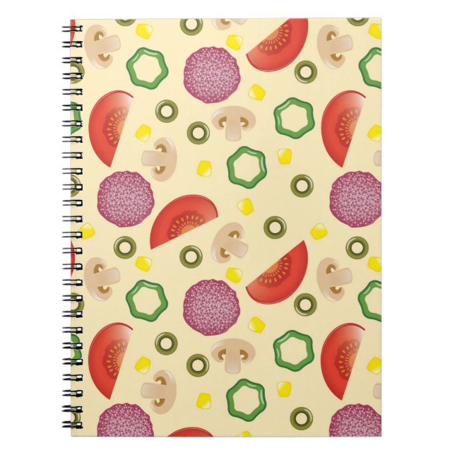 Cuaderno Modelo 2 de la pizza (Frente)