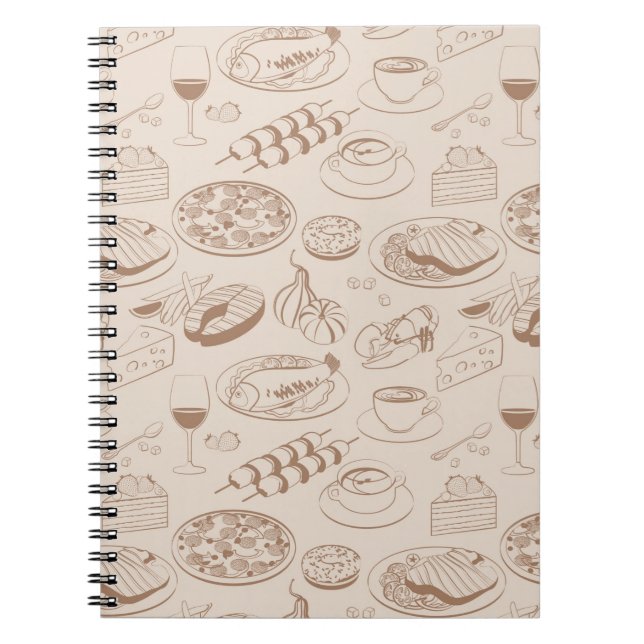 Cuaderno Modelo 3 de la comida (Frente)
