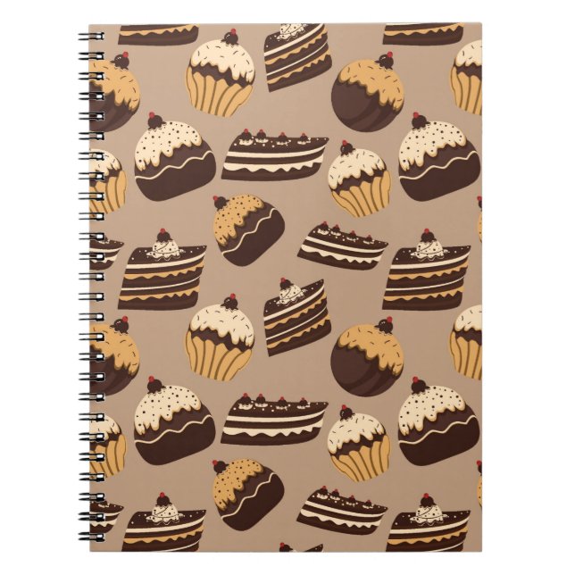 Cuaderno Modelo 3 del chocolate y de los pasteles (Frente)