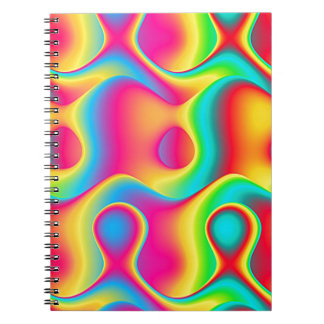 Cuaderno Modelo abstracto colorido, diseño verdaderamente