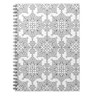 Cuaderno Modelo artsy tribal inspirado