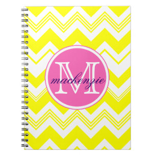 Cuaderno Modelo blanco amarillo conocido de Chevron del