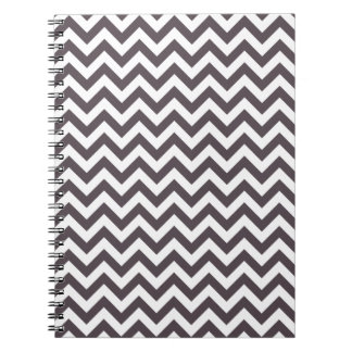 Cuaderno Modelo blanco gris oscuro de Chevron