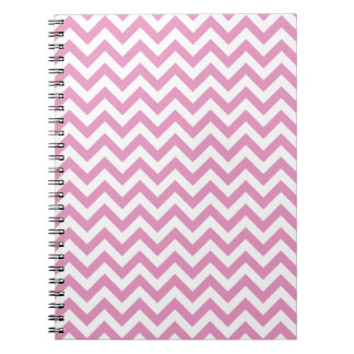 Cuaderno Modelo blanco rosado de Chevron