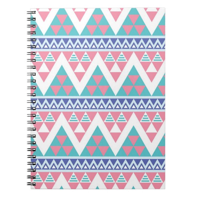 Cuaderno Modelo colorido azteca tribal (Frente)