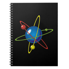 Cuaderno Modelo colorido del Átomo