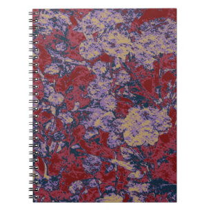 Cuaderno Modelo colorido del camuflaje de la hoja y de la
