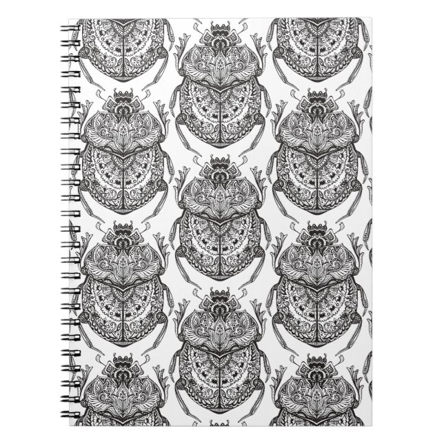 Cuaderno Modelo con Doodle de la mano (Frente)