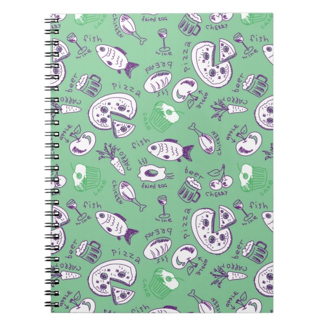 Cuaderno Modelo con la comida (Frente)