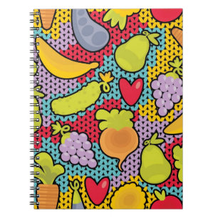 Cuaderno Modelo con las frutas y verduras