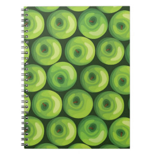 Cuaderno Modelo con las manzanas verdes