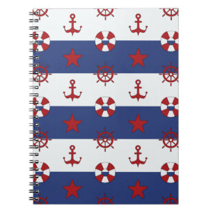 Cuaderno Modelo de barras y estrellas náutico