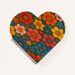 Cuaderno Modelo de Flor Silvestre Brillante