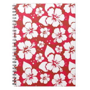 Cuaderno Modelo de flores del hibisco