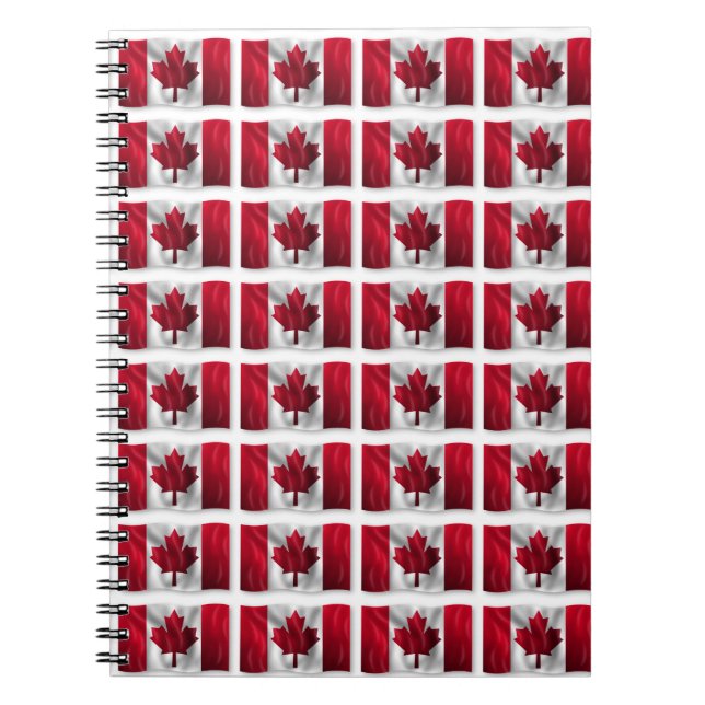 Cuaderno Modelo de la bandera de Canadá (Frente)