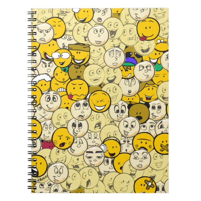 Cuaderno Modelo de la emoji (Frente)
