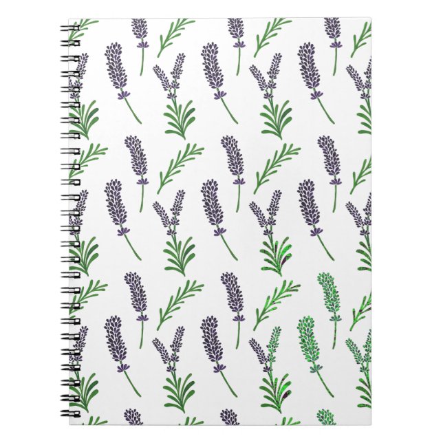 Cuaderno Modelo de la lavanda (Frente)