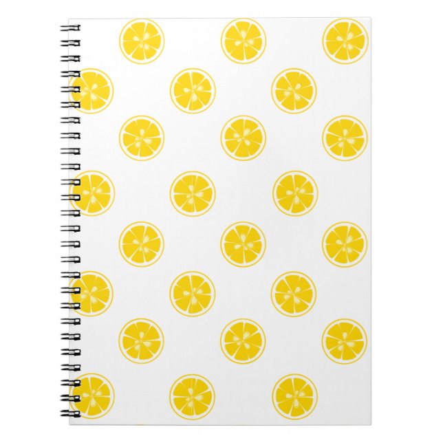 Cuaderno Modelo de la rebanada del limón (Frente)