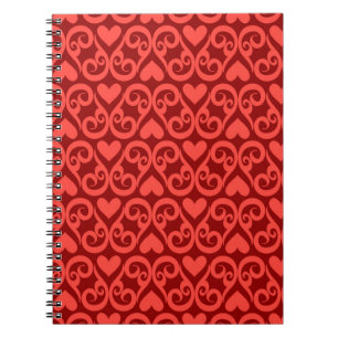 Cuaderno Modelo de la tarjeta del día de San Valentín