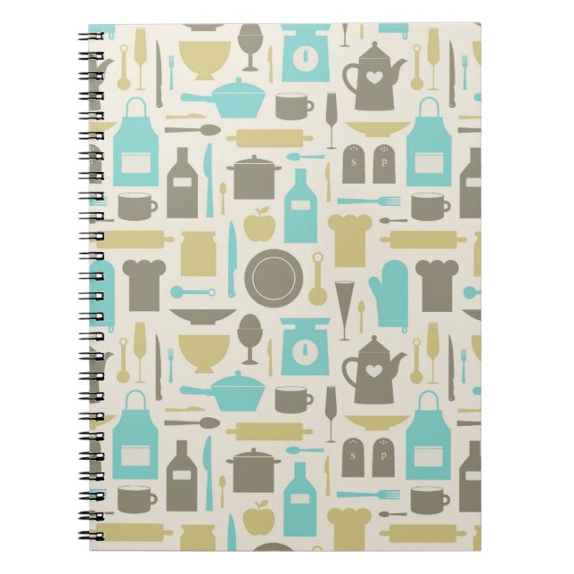 Cuaderno Modelo de las herramientas de la cocina (Frente)