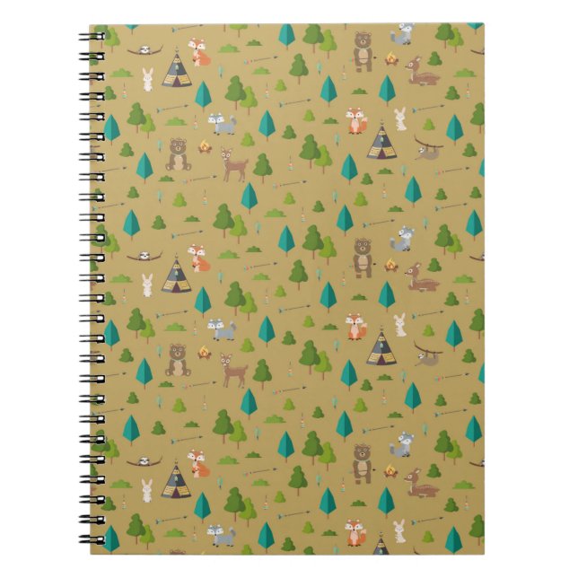 Cuaderno Modelo de los animales del arbolado (Frente)