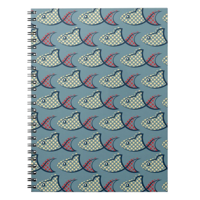 Cuaderno Modelo de los pescados del lunar (Frente)
