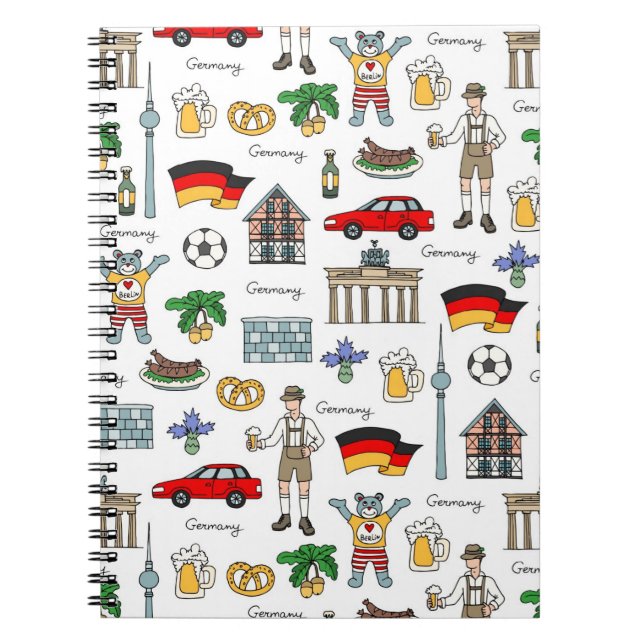 Cuaderno Modelo de los símbolos de Alemania el | (Frente)
