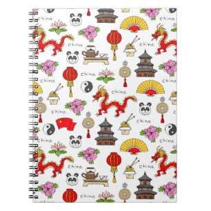 Cuaderno Modelo de los símbolos de China