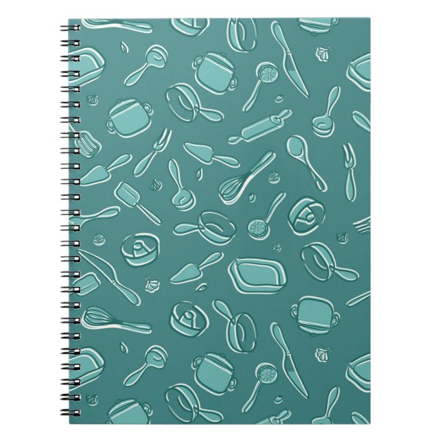 Cuaderno Modelo de los utensilios de la cocina (Frente)