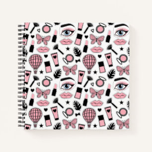 Cuaderno Modelo de maquillaje Pegatina