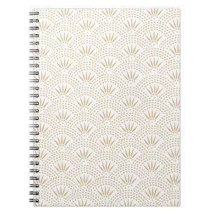 Cuaderno Modelo de onda de Seigaiha del art déco