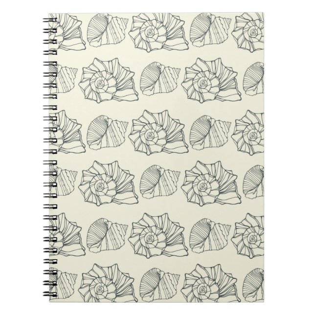 Cuaderno Modelo decorativo de las cáscaras (Frente)