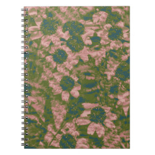 Cuaderno Modelo del camuflaje de la flor