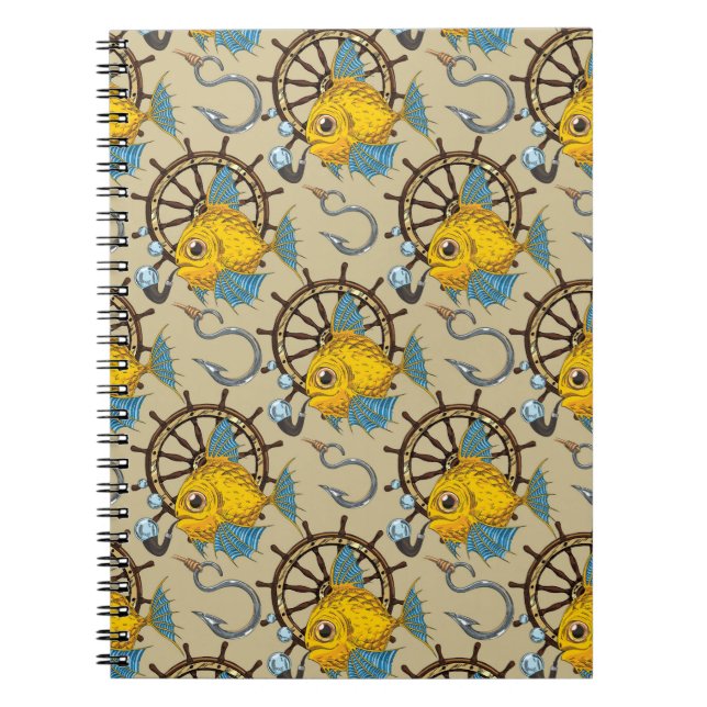 Cuaderno Modelo del capitán de mar pescado (Frente)