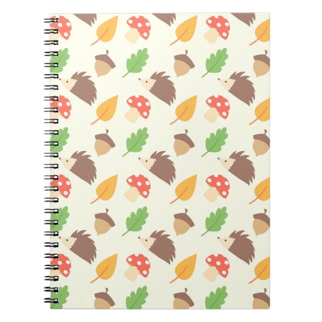 Cuaderno Modelo del erizo de la caída (Frente)