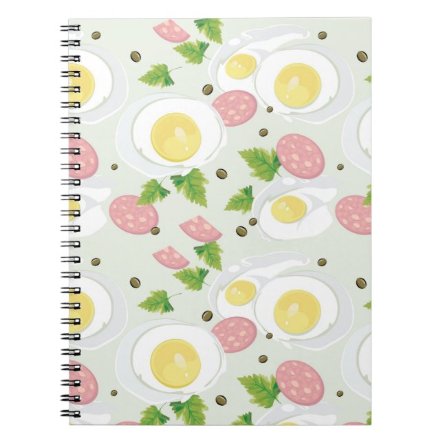 Cuaderno Modelo del huevo y de la salchicha (Frente)