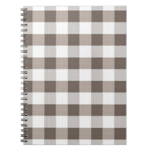 Cuaderno Modelo del mantel de Brown