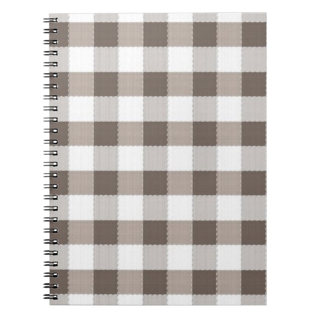 Cuaderno Modelo del mantel de Brown (Frente)