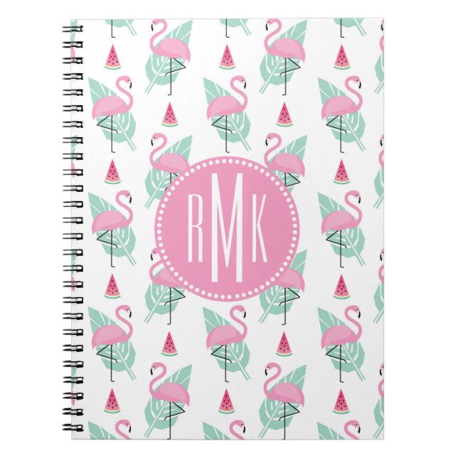 Cuaderno Modelo del pastel del flamenco y de la sandía (Frente)