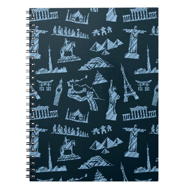 Cuaderno Modelo del viaje en modelo de los azules (Frente)