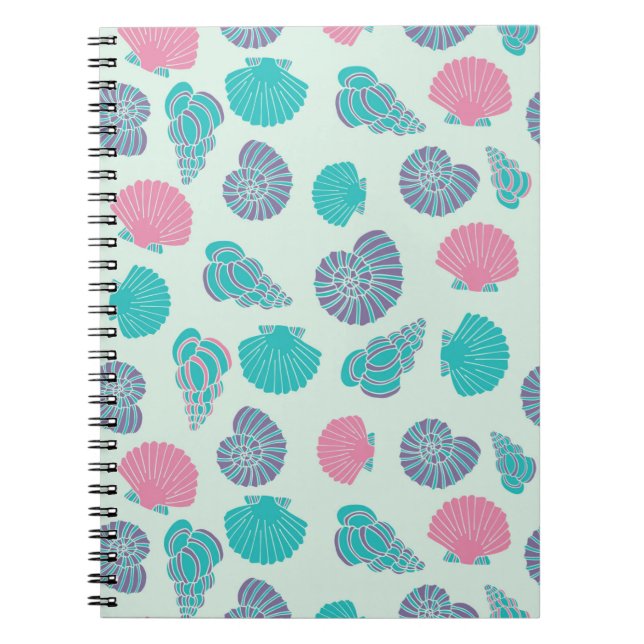 Cuaderno Modelo en colores pastel 1 del Seashell (Frente)